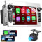 Hikity 2+64GB Android Radio Coche para Opel Corsa d Astra h Zafira b Meriva Vivaro con Inalámbrico CarPlay Android Auto 7 Pulgadas 1080P Pantalla Táctil con GPS/WiFi/BT/USB/FM/RDS