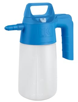 Pulverizador IK Alkaline 1,5 - Ideal para Sustancias Alcalinas, Alcoholes y Acetonas - Resistente a Químicos - Ideal para Limpieza y Desinfección - Fabricado en España