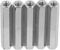 Tissting 5 Stück Langmutter M8 x 1,25 Innengewinde 13mm OD 75mm Lange Sechskant Stangenmutter Verbindungsmuttern 304 Edelstahl Silber Kupplungsmutter Set für Ersatz Wartung