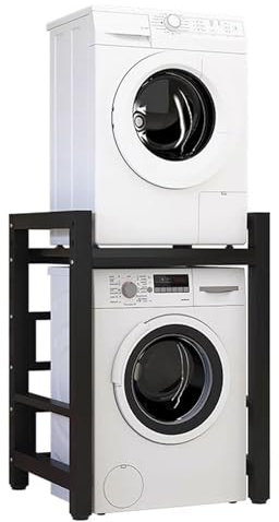 Ywanwj Lagerregal über der Waschmaschine, Waschmaschine trockner Schrank, Waschmaschinenschrank überbauschrank, Geeignet für Badezimmer Küche Balkon Waschküche, Tragfähigkeit 300 kg
