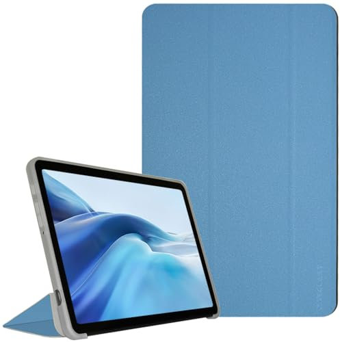 AKNICI Custodia Cover per TECLAST T50 2K Tablet 11 Pollici Android 13 Tablet Gaming, Custodia PU Pelle Ultra Sottile Leggero in Tri-Fold con Auto Svegliati/Sonno Retro in Morbido TPU, Blu