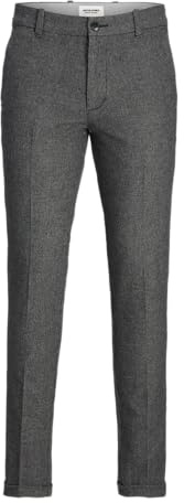 JACK & JONES Mens and J Henry Chinos Dark Grey 32W / 32L