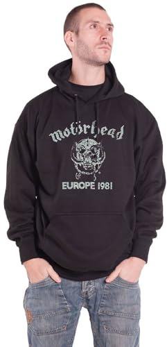 Motorhead Europe 81 Pullover Kapuzenpullover XL
