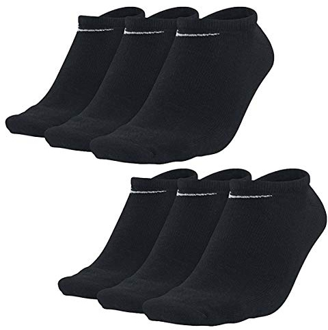 NIKE Sneakersocken Socken 6 Paar Weiß Grau Schwarz Herren Damen Füßling SX2554