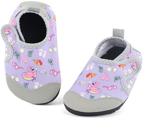 MASOCIO Chaussures Aquatiques Enfant Chaussures d'eau Antidérapantes Séchage Rapide pour Plage et Piscine Mer