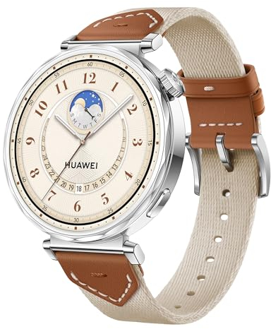 HUAWEI Watch GT 5 41mm Smartwatch, Silueta con Diseño Sofisticado, Nueva Experiencia Running y Ciclismo, Seguimiento de Salud, 14 Días de Duración de la Batería, iOS & Android, Marrón