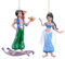 itsisa Baumschmuck Orientalisches Märchen Aladin & Jasmin (2er Set) - Weihnachtsdeko, Christbaumkugel, Weihnachten