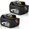 2Stück Dosctt BL1850B Ersatz für Makita 18V Akku 5.0Ah BL1850 BL1840B BL1860B BL1830B BL1820B BL1860 BL1840 BL1830 BL1820 mit Ladeanzeige Akku