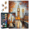 1000 Piece Jigsaw Puzzles for Adults Big Ben Jigsaw Puzzle Streets Of London 1000 Puzzles for Adults Big Ben Adult Puzzle 1000 Pieces Educational Games, 50x70cm