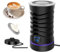 Milk Frother Electric, 600ml Milk Foamer, 4-in-1 Milk Warmer, Foaming for Coffee, Latte, Cappuccino, Hot Chocolate, Black