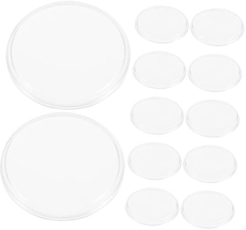 VALICLUD 25stücke Transparente Uhr Zifferblattabdeckung Schutz Klardeckel Kunststoffmaterial Reparatur Teile Schutzabdeckung Kratzer Schrammen Stöße Design Uhrmarken Reparaturmaterial