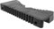 LOORGVEL 1 Satz Teleskop-leiterwaschmaschine Teleskopstange Schwimmbad Teleskopisch Handschuhe Plattform Deck Abfluss Original Klares Griptape Leitern Rand Bewachen Rad Gummi Black