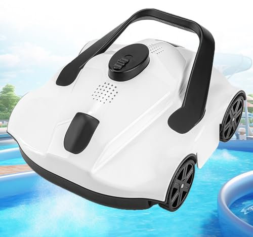 Sunseota Pulitore per Piscine robotizzato con App con Tecnologia Smart Mapping,aspirapolvere Automatico per Piscine, Applies Toe per Piscine interrate con Copertura di 1076 Piedi Quadrati,Gray