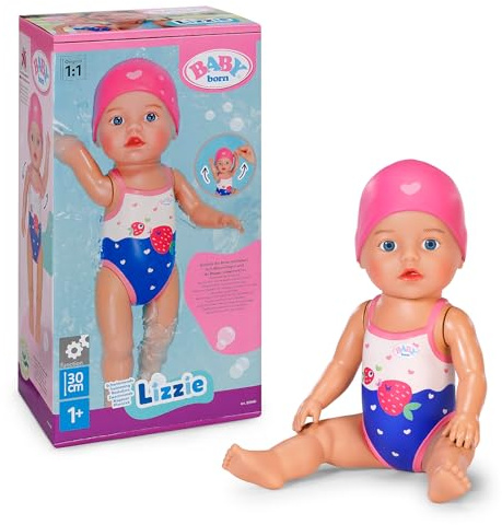 BABY Born Schwimmende Lizzie 30 cm Badepuppe zum Aufziehen