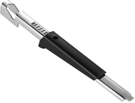 Flaschenöffner aus Edelstahl: verstellbares Küchenwerkzeug (22 x 2 x 2 cm), ergonomischer Flaschenöffner mit Drehhilfe, langlebiges Gerät für den Zugang zu Mehrzweck-Getränken