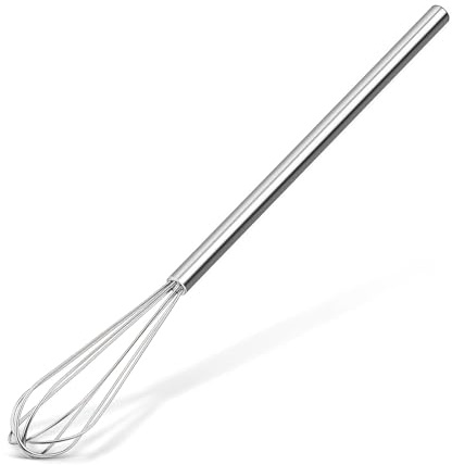 Mini Whisk, Stainless Steel Small Hand Whisk & Egg Beater for Blending, Beating, Stirring, Cooking and Baking