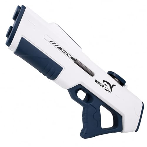 PISTOLA AD ACQUA ELETTRICA AUTOMATICA FUCILE DA BATTAGLIA SMART IP7 RICARICA RAPIDA 10S GITTATA 10M BATTERIA RICARICABILE USB PER BAMBINI E ADULTI GIOCHI ESTIVI PISCINA SPIAGGIA GIARDINO