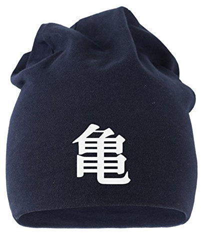 MoonWorks Jersey Beanie Son Goku Turtle Mütze Bedruckt Herren Damen Navy Unisize