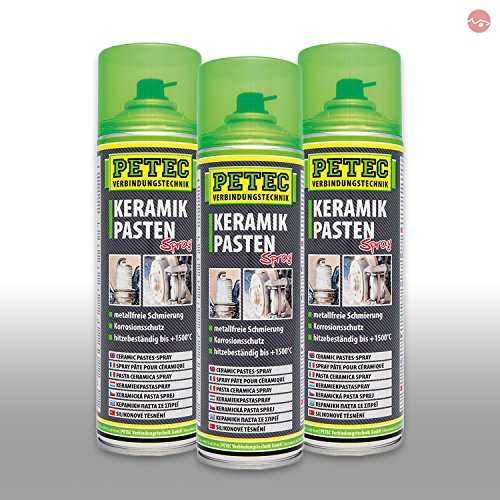 Petec_bundle 3X PETEC KERAMIKPASTEN Spray Korrosionsschutz Metallfrei 500 ML 70650