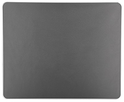 Richer-R Gaming Aluminium Mauspad, Rutschfeste Aluminium Doppelseitige Gaming Mauspad Mouse Pad,Wasserdicht Schlank Mausunterlage Matte Mousepad für PC Laptop Computer(Gray)