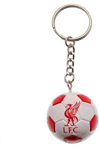 Liverpool FC Fußball-Schlüsselanhänger, Weiß/Rot, Einheitsgröße