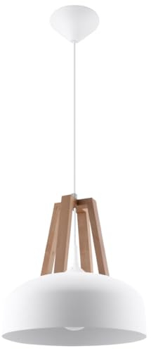 SOLLUX Hängelampe Hängend Casco - Moderne Design Pendelleuchte für Esstisch, Wohnzimmer - 1-flg. E27