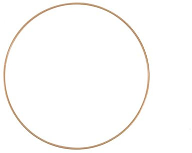 Vaessen Creative Metallringe Ø25cm 3mm Antikes Gold