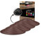 Doornado Multi Surface Door Stop - Heavy Duty Door Wedge - Anti Slip Rubber Buffer - 118x25 Brown