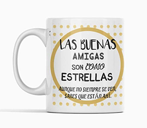 Desconocido Taza Mejor Amiga. Taza cerámica de café Amistad, Mejores Amigas