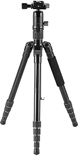 JTRHD Stativ für Videokameras Abnehmbare Monopod-PTZ-Kamera- und Kamerahandstativ-SLR-Kameras-Stativ für Foto-Videoaufnahmen (Farbe : Black, Size : 143.3cm)