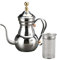 Zerodeko Vintage Turkish Tea Pot Arabic Coffee Pot Espresso Teapot Decorative Serving Tea Kettle Copper Coffee Pot for Home Restaurant