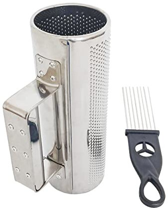 Guiro Shaker - Instrumentos musicales de percusión latina de acero inoxidable con raspador