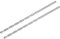 sourcing map 2 Stk HSS Spiralbohrer (Hochgeschwindigkeitsstahl) Extra lange Twist Bohrer 4,5mm Bohrdurchmesser 160mm Länge