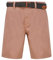 Tokyo Laundry Sheringham Short chino en coton sergé avec ceinture tissée pour homme, rose, M