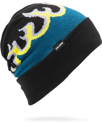 Volcom Stone Funk Herren Beanie zum Überrollen, Kobalt S5, Kobalt S5, Einheitsgröße