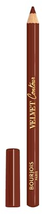 Bourjois Velvet Contour Matita labbra, 12 Brunette, Definisce, Texture mat cremosa, Applicazione precisa,con Burro di Karité e Olio di Vinaccioli, Lunga tenuta fino a 8 ore, Zero sbavature, 1,14 g