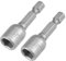 TA-VIGOR 2Pcs 8mm Magnetic Nut Setter Driver Drill Bit Set, 1/4 inch Hex Shank Quick Change, 42mm Length Metric Nut Driver Set for Woodworking, Machine Maintenance, Auto Repairing, Furnitures