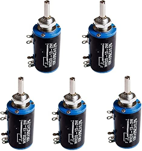 RFXOGTYFZ Drehcodierer WXD3-13-2W 10K 100/220/470/680 Ohm WXD3-13 2W Draht-Multiturn Potentiometer 1K 2,2K 4,7K 5,6K 6,8K 47K 100K Drehschalter (Size : 3.3K Ohm)