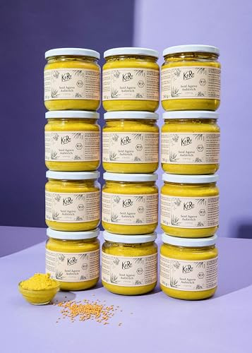 KoRo - Bio Senf Agave Aufstrich - Mit Sonnenblumenkernen - Scharf-süßlicher Geschmack - Vegan