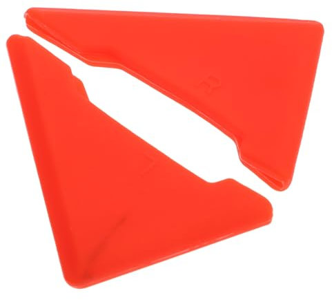 OSOLADY Autotür 2 Stücke Automotive Tür Tür Kantenschutz Auto Tür Kantenschutz Guards Rot Silikon