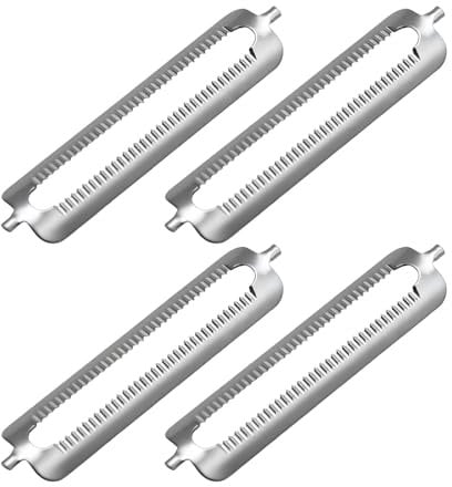Pack of 4 Peeler Tupper, Replacement Blades for Asparagus Peeler, Tupperware Replacement Blade, Vegetable Peeler for Orange Peeler, Potato Peeler, Kitchen Aid, Universal Peeler