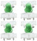 WASQUBKS 20 Clips for moldura Lateral y Puerta Exterior del automóvil compatibles for 93-06 Compatible for BMW E36 E46 323 325 328 323 330 Clips Blancos 31x20 mm
