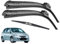 Madehitr Scheibenwischerblätter Compatible für Honda Fit Jazz 1 2002-2008 Auto-Scheibenwischer-Set, langlebige Sichtzubehör