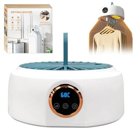 Mini Asciugatrice Portatile, Asciugatrice Pieghevole con Pompa di Calore Elettrica, Timer, Spegnimento Automatico, Adatto per Viaggi D'affari, Dormitori, Appartamenti, Alberghi, Campeggio