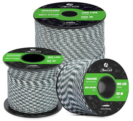 Corda in nylon da 2 mm, 50 m, tipo I, max 45 kg, strumento di sopravvivenza durevole e versatile