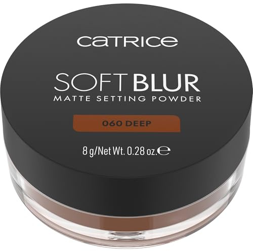 Catrice Soft Blur Matte Setting Powder, longlasting, mattifying, pore refining, natural, translucent (8g)