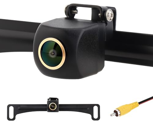 ePathChina 1080P AHD Backup Camera, License Plate Rear View Camera for Car, SUV, RV – Night Vision, 170° Wide Angle, Waterproof, Supports AHD/CVBS