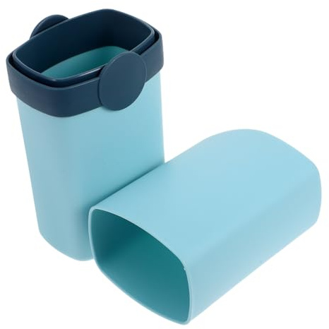 LALADEFIEE Tragbarer Zahnbürstenhalter und Leichtem Design mit Luftdichtigkeit aus Pp Kompakte Zahnbürstenbox als Praktischer Behälter für Reisen und Picknick