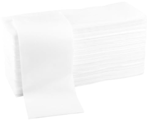 JEWEDECO Feet Bath Towels Made of -Friendly Nonwovens 100pcs and Waterproof Soft and Absorbent Beauty Towels in White for Spa and Table and Chair Cleaning