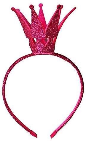 Ever Fairy® Mädchen Shiny Crown Haarband Prinzessin Mädchen Krone Stirnband Hochzeit (Rosa)